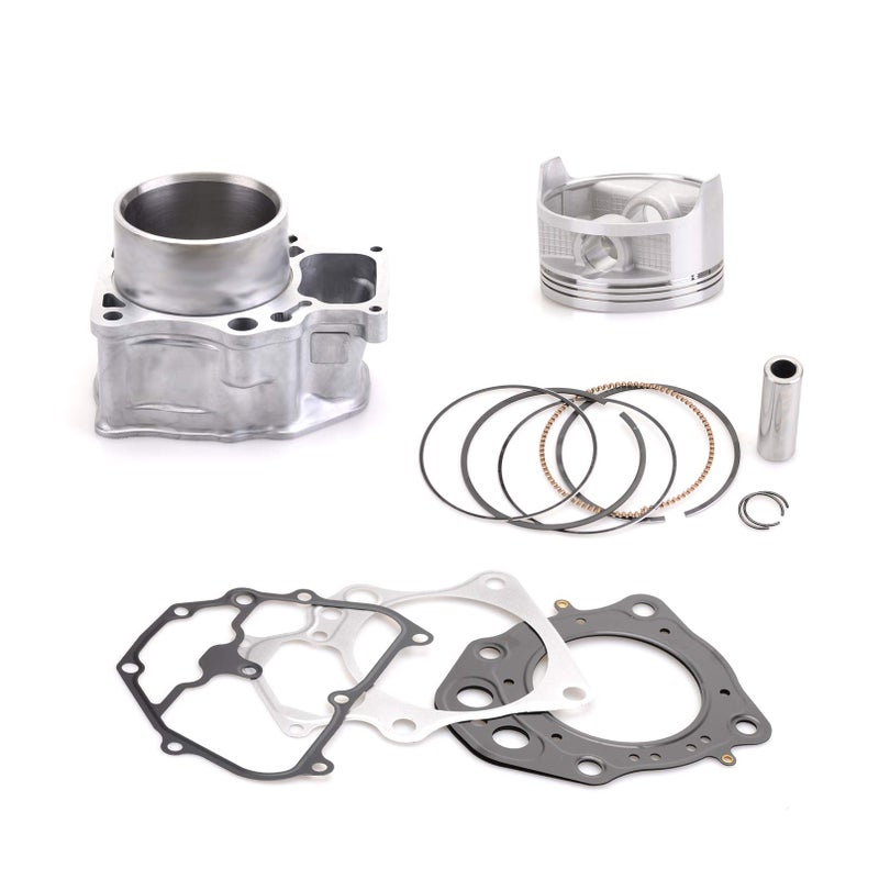 Mallofusa Cylinder Piston Gasket Top End Rebuild Kit Compatible for Honda Rancher TRX420 2007-2018 12100-HP7-A00 12100-HP5-600 - Image 1